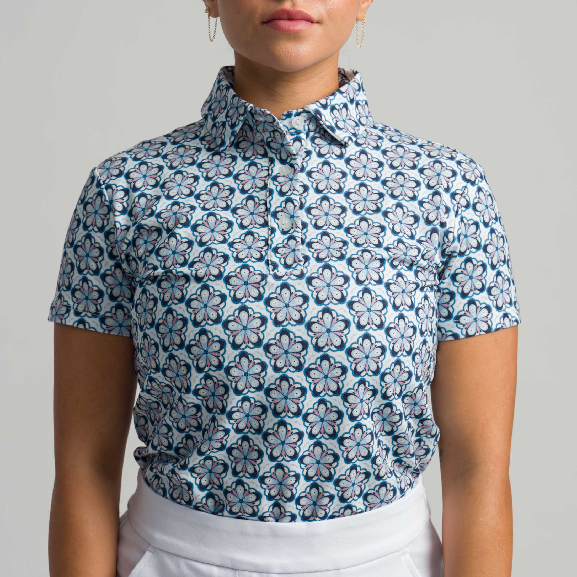 Docelli Bamboo Printed Polo